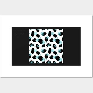 Abstract shape pattern Posters and Art